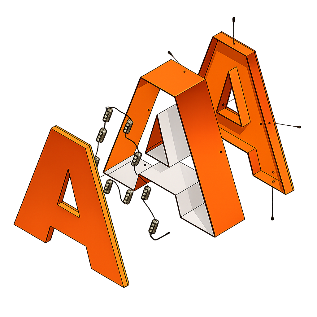 3D Art - Svetlece reklame i proizvodi od pleksiglasa