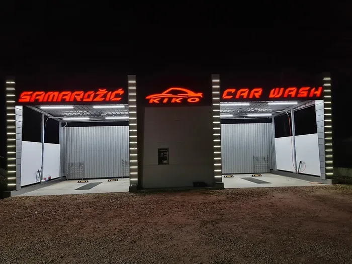 LED svetleća 3D slova noću - Garmagic Car Wash