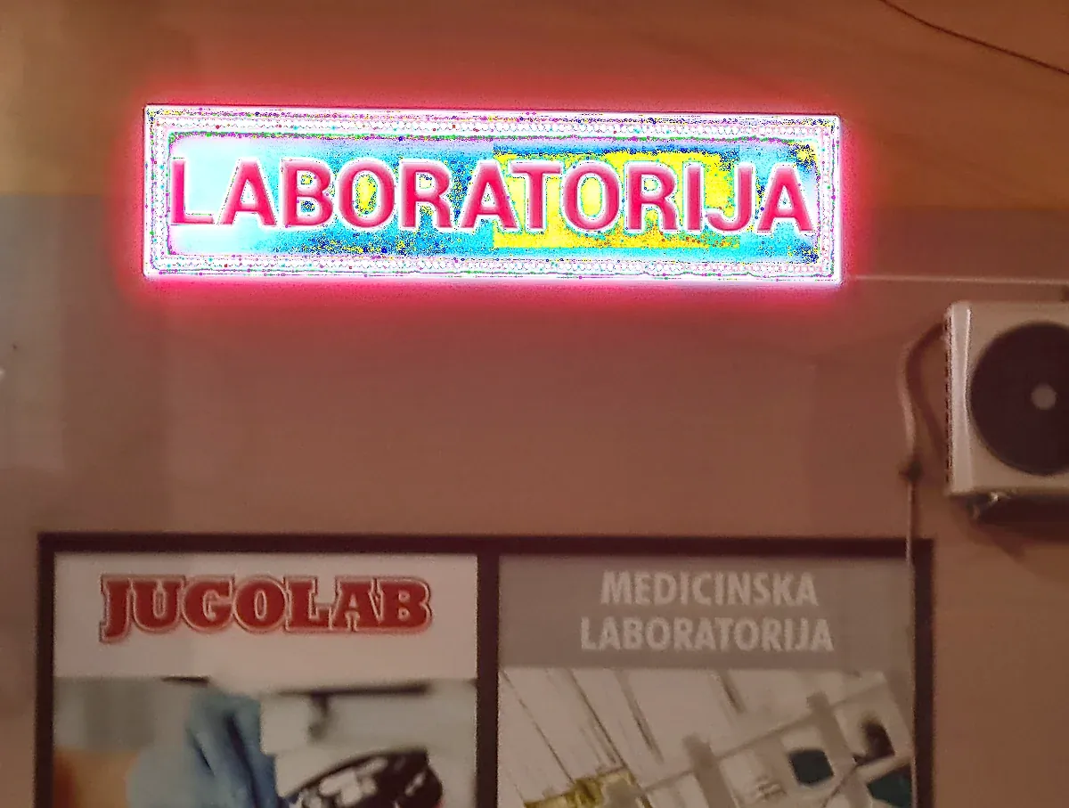 Light box LABORATORIJA