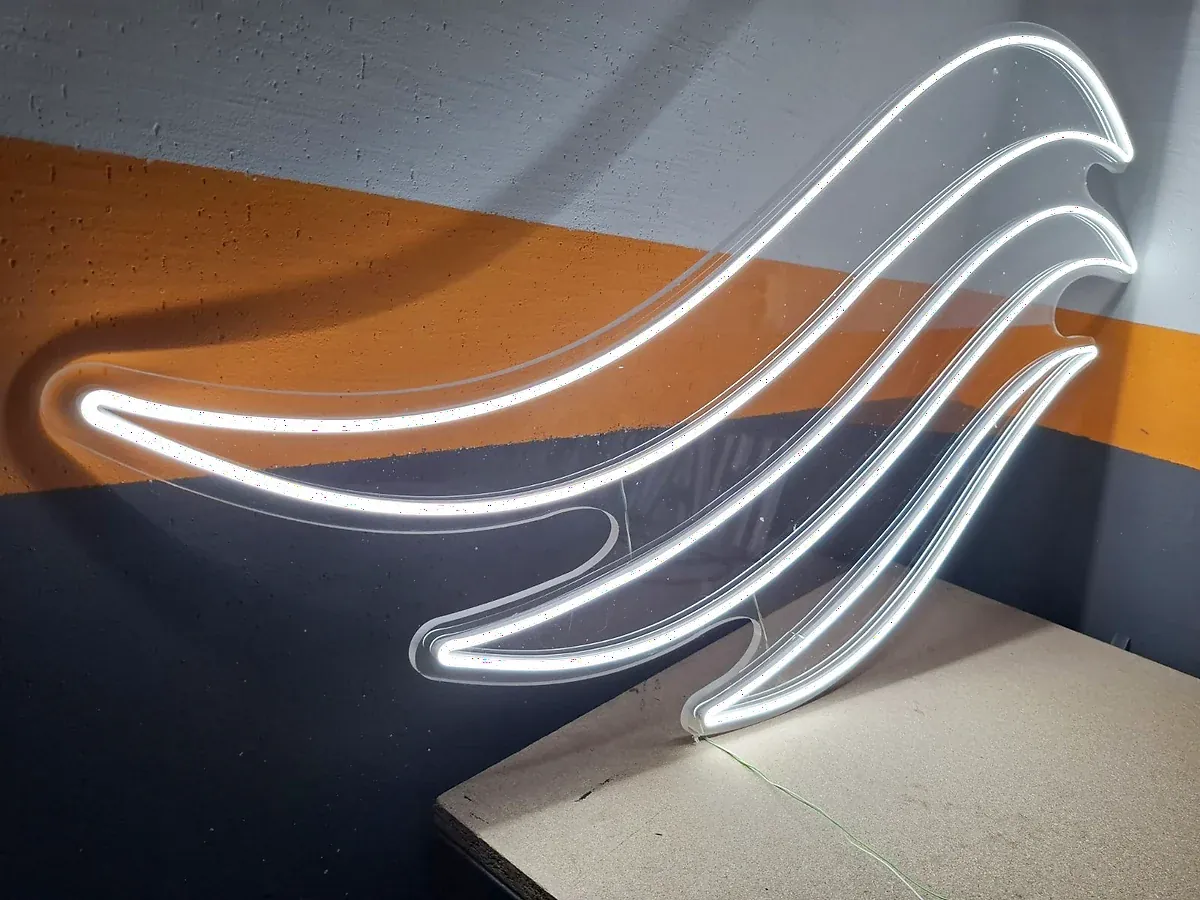 LED neon dekorativni talas