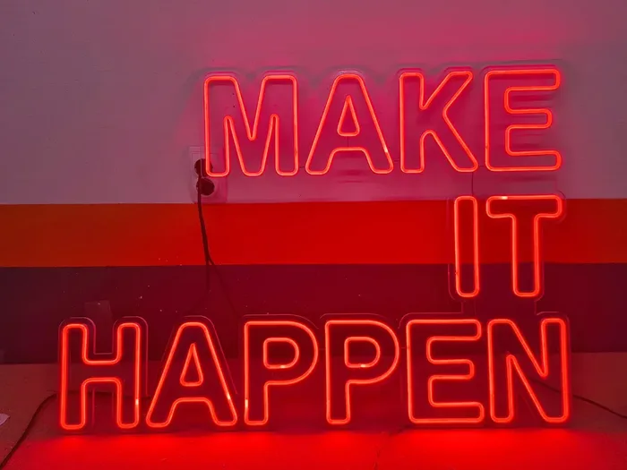 LED neon MAKE IT HAPPEN